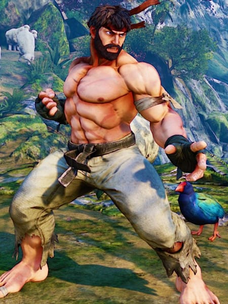 Ryu hat schon fleißig trainiert.