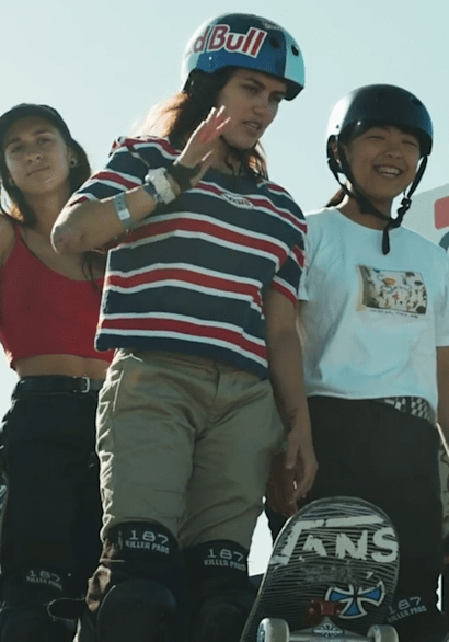 Skateboarding Red Bull
