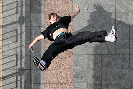 B-Girl Firebird photo shooting in Burgas, Bulgaria, for the Red Bull BC One World Final wildcard announcement on May 15, 2023.