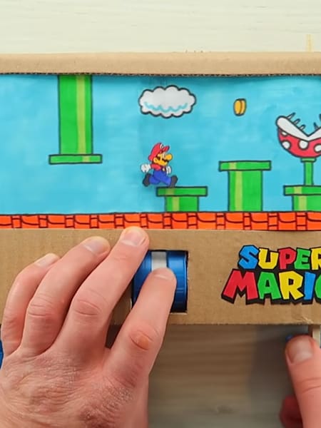 【嫉妬しちゃう!?】"段ボール工作ゲーム"の完成度が素晴らしすぎる！