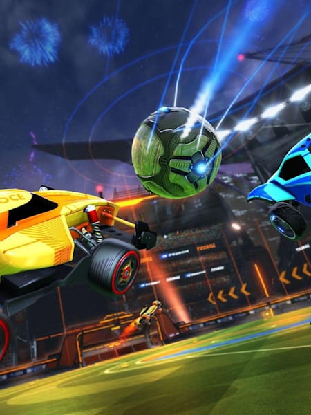 A screenshot of Rocket League