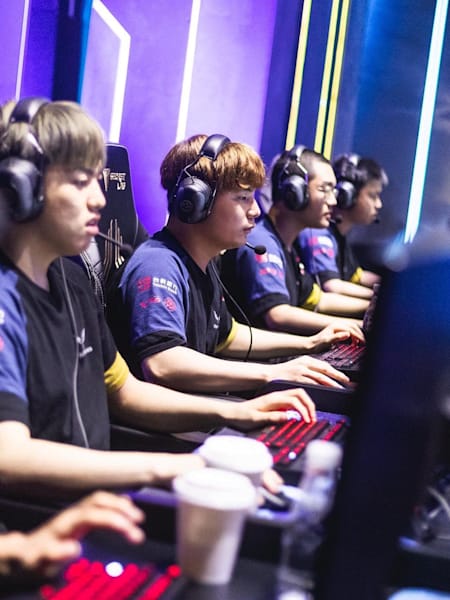 Picture of Flash Wolves during Day 4 of the MSI Play-In Stage.