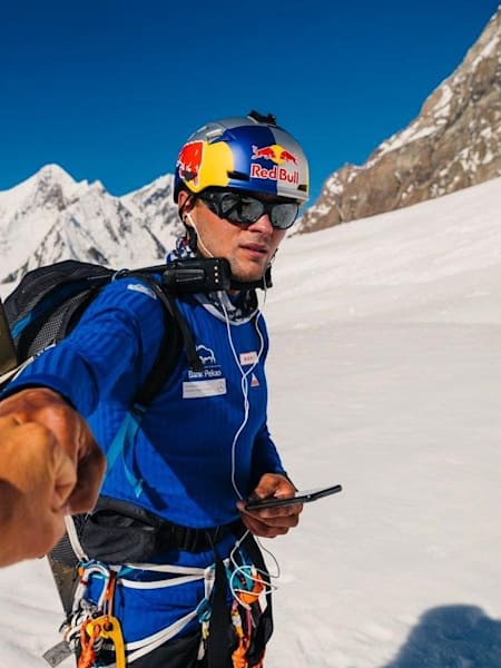 Andrzej Bargiel with a world's first! The Polish ski tourer became the first person to ski down K2.