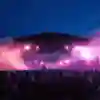 Der Red Bull Brandwagen beim Nova Rock Festival