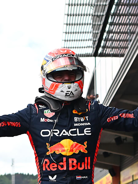 Max Verstappen of Oracle Red Bull Racing at the Belgian Grand Prix on July 30, 2023.