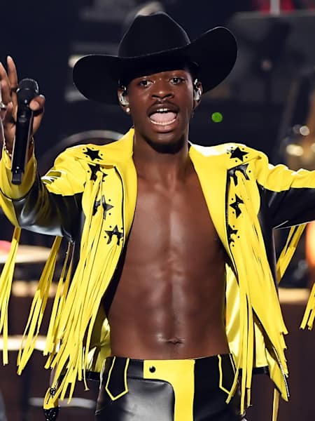 Lil Nas X performs onstage at the 2019 BET Awards on June 23, 2019 in Los Angeles, California.