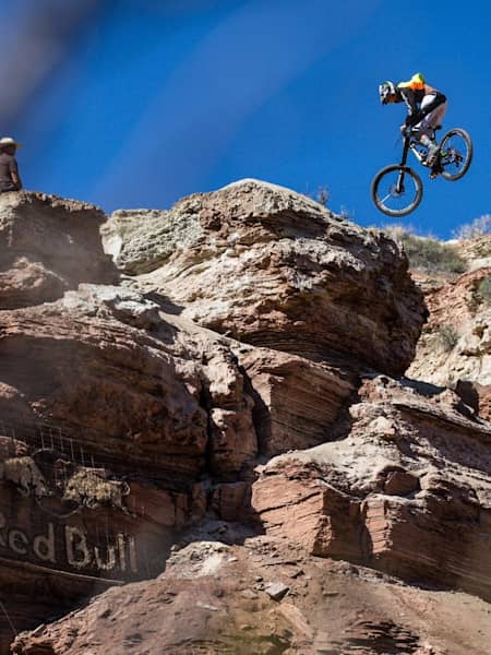 Cam Zink 360 Drop Video Red Bull Rampage 2014 MTB Event