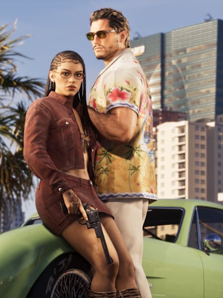 Jason Duval et Lucia Caminos, les protagonistes de Grand Theft Auto VI.