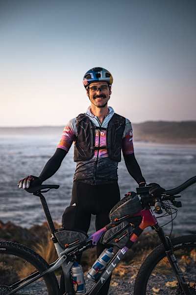 Payson McElveen poses for a portrait photo during shooting for the film Crossing Tasmania