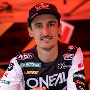 Marvin Musquin poses for a portrait during Red Bull Straight Rhythm in Huntington Beach, CA, USA on October 15, 2022. 