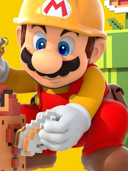 An image of Mario in Super Mario Maker