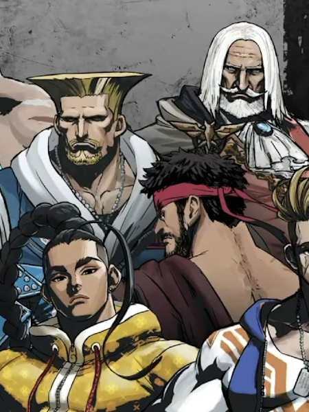 An artwork featuring several characters from Street Fighter 6.
