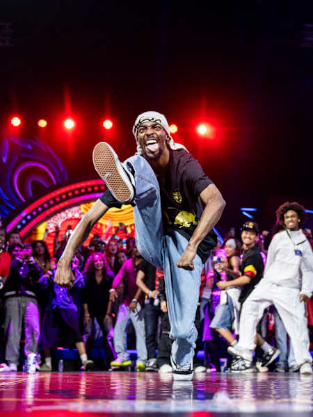 Rubix on the world final stage of Red Bull Dance Your Style