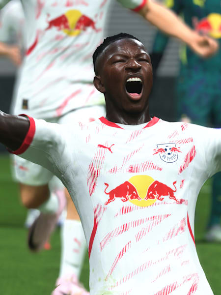 Amadou Haidara von RB Leipzig jubelt in FC 25.
