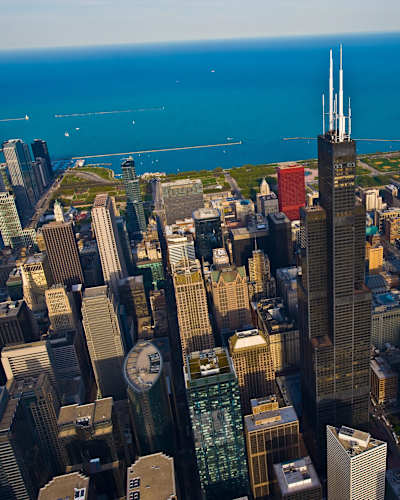 Chicago Willis Tower | Red Bull Rise Til Dawn
