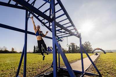Ida Mathilde Steensgaard tritt am 24. Oktober 2024 auf dem Red Bull World's Toughest Playground in Dänemark auf. 
