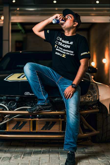 Starting from Mehran, Adeel owns multiple racing cars today