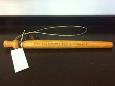 Diese Spurtle gibt's beim Perth Kilt Run in Kanada