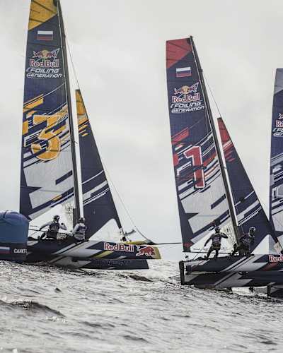 La compétition de voile Red Bull Foiling Generation 2015 en Russie.