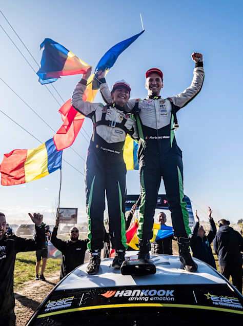 Francesca Maior helped brother Norbert become Junior ERC champion in 2023