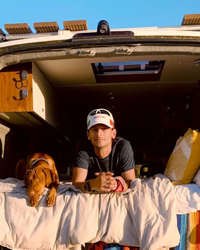 Nick Butter: athlete on van life adventure travel