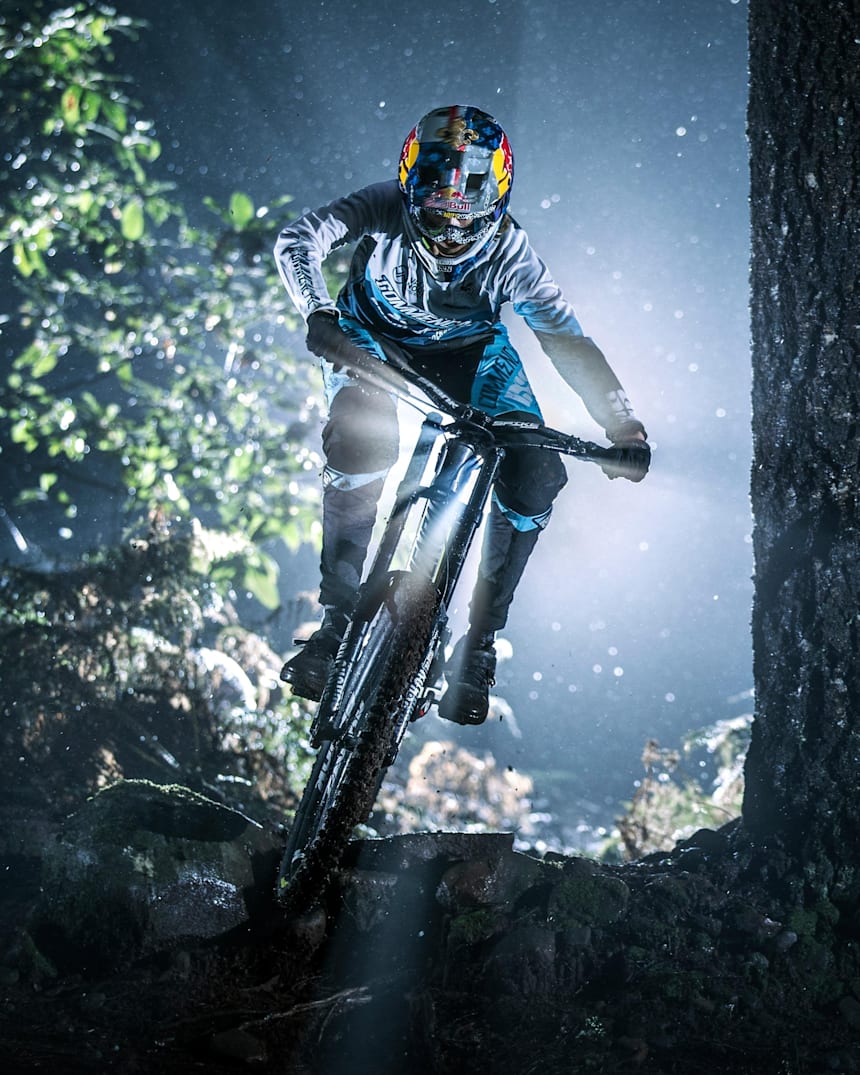 night mountain biking