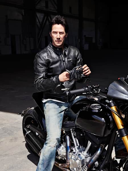 Keanu Reeves, Gard Hollinger Build New Motorcycle