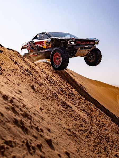Nani Roma and Alex Haro of the Ford M-Sport Team during the Stage 8 of the Dakar 2025 on January 12, 2025 between Al Duwadimi and Riyadh, Saudi Arabia.