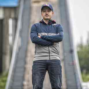 Adam Malysz in Wisla, Poland on August 23, 2017 