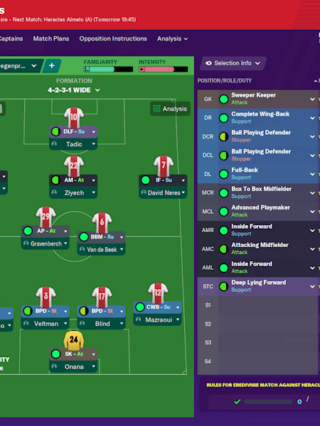 Football Manager 2020 Ajax Amsterdam