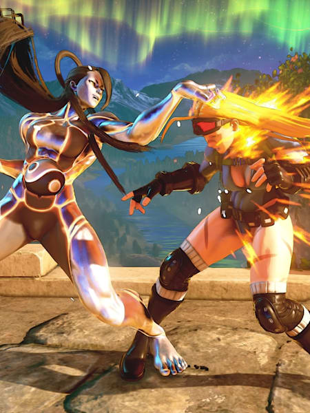 A screenshot of Seth in Street Fighter V Champion Edition.