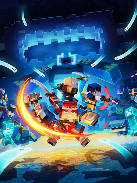 Keyart zu Minecraft Dungeons 2