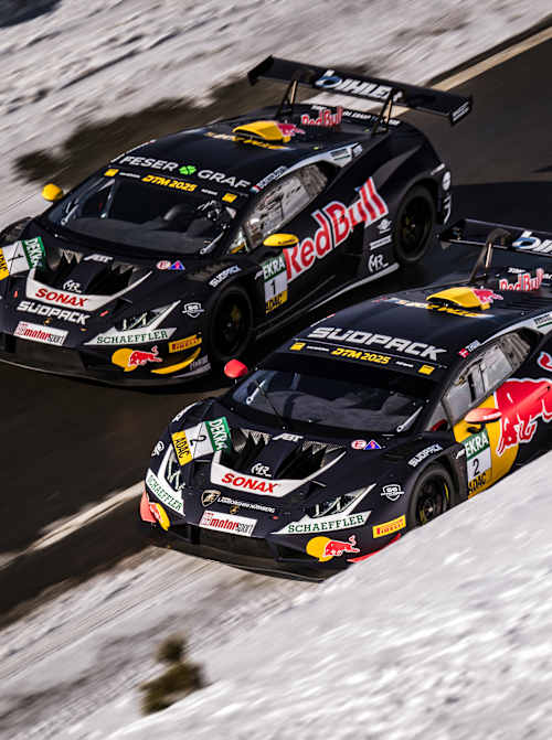 Die beiden Lamborghini Huracán GT3 EVO2 von ABT Sportsline für die DTM-Saison 2025