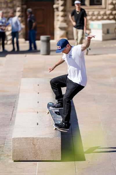 Ryan Sheckler at Red Bull Drop In Tour 2022 in Marseille, France