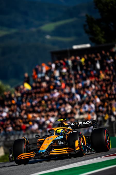 Lando Norris during the FIA Formula One World Championship 2022 in Austria