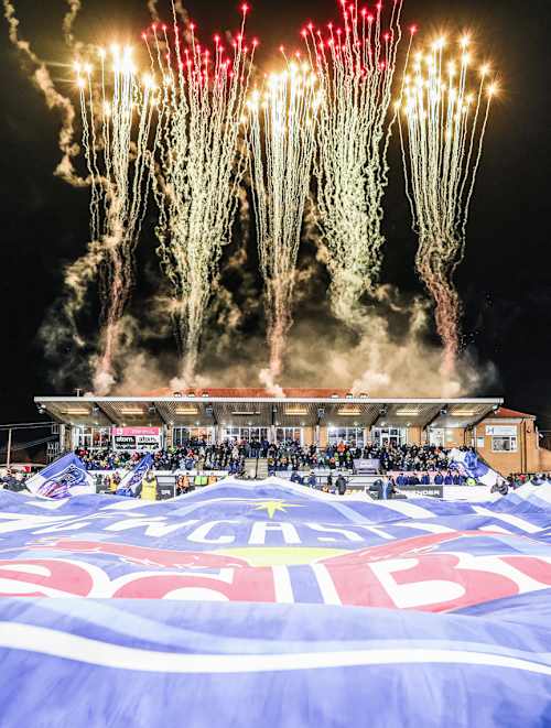 KINGSTON PARK EAST STAND FIREWORKS