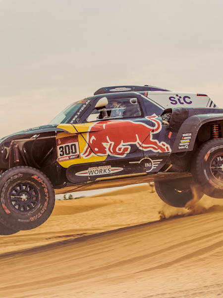 Carlos Sainz (ESP) durante la etapa 5 del Rally Dakar 2021 de Riyadh a Buraydah, Arabia Saudita, el 07 de enero de 2021.