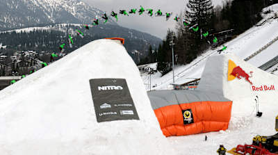 David Benedek Tricksequenz bei der Red Bull Gap Session 2008