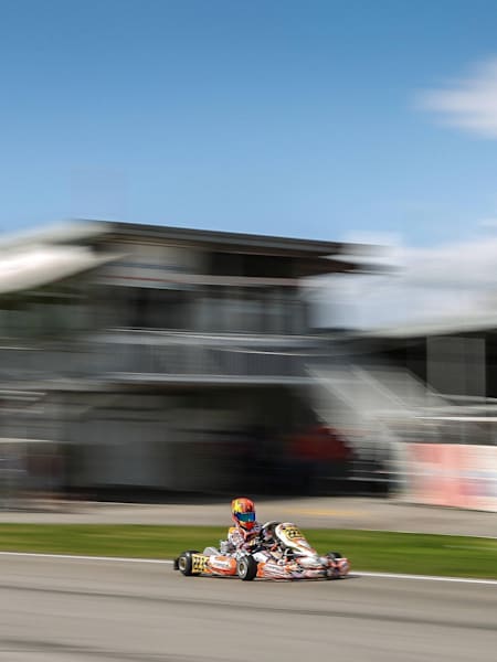 Jonny Edgar driving at Sarno