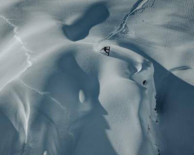 Travis Rice during Natural Selection Tour Selkirk Tangiers in Revelstoke, Canada on March 14, 2024.