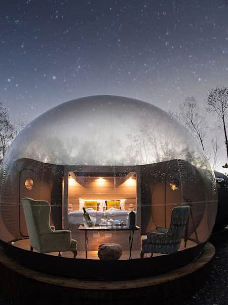 Bubble Dome at Finn Lough Resort, Co Fermanagh