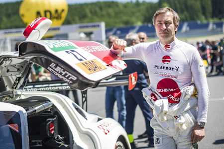Heintz-Harald Frentzen bei der ADAC GT Masters 2014 am Red Bull Ring