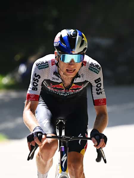 Aleksandr Vlasov als Ausreißer auf der 5. Etappe der Tour de Suisse