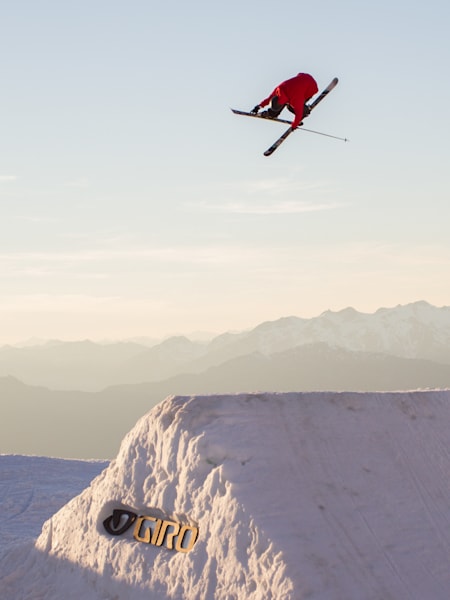 Mike Shaw on the slopes of Whistler, 2013