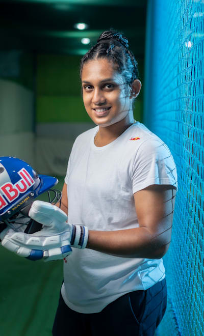 Chamari Atapattu poses for a portrait in Colombo, Sri Lanka on January 10, 2021.