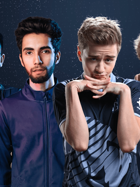 An image of the new OG Dota 2 team line-up.