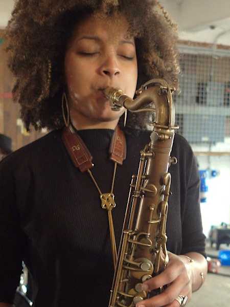 Fast rising jazz artist Nubya Garcia performs exclusively for RedBull.com in London, England