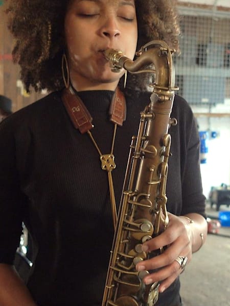 Fast rising jazz artist Nubya Garcia performs exclusively for RedBull.com in London, England