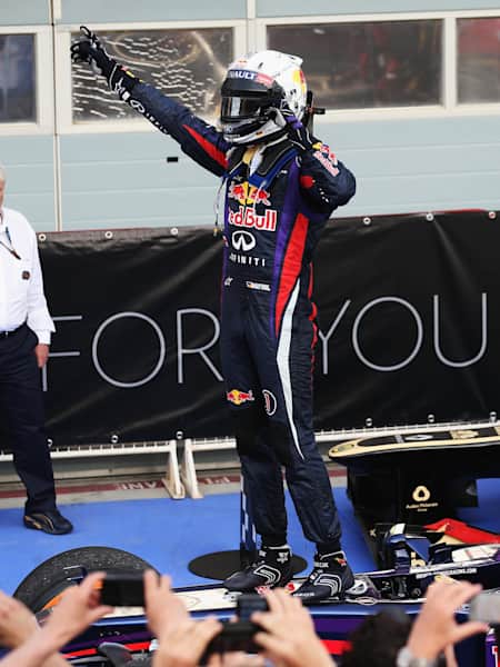 セバスチャン・ベッテルが2013シーズンのF1ワールドチャンピオン