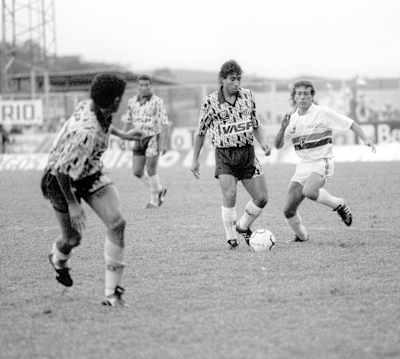João Santos, do Bragantino, na final de 1991 contra o São Paulo